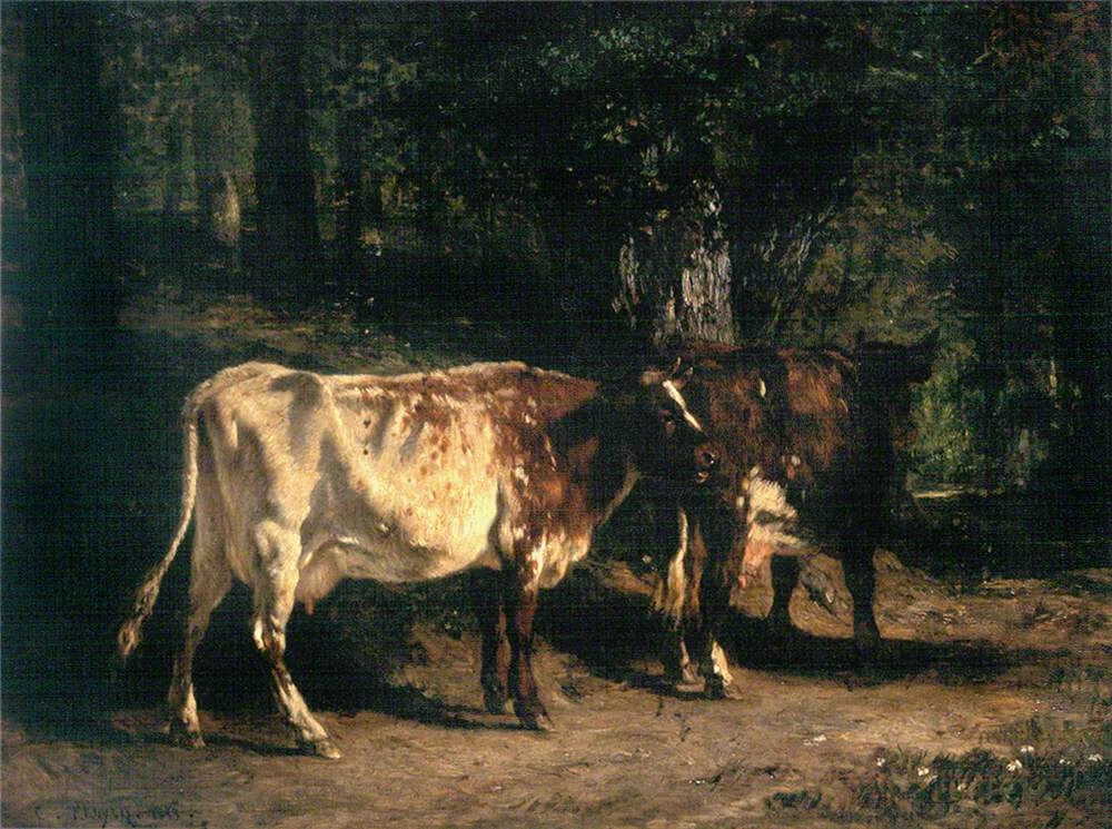 Mucche al pascolo - Aberdeen Art Gallery